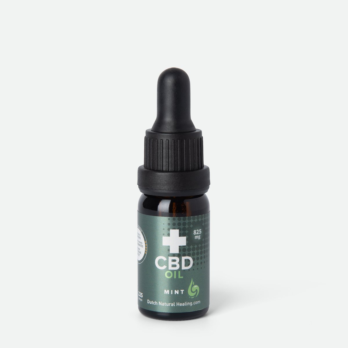 Dutch Natural Healing - CBD olie 8% 10ml - Munt smaak - Full Spectrum - Rijkste in terpenen - Meest gevarieerde cannabinoïden - Beste Entourage Effect