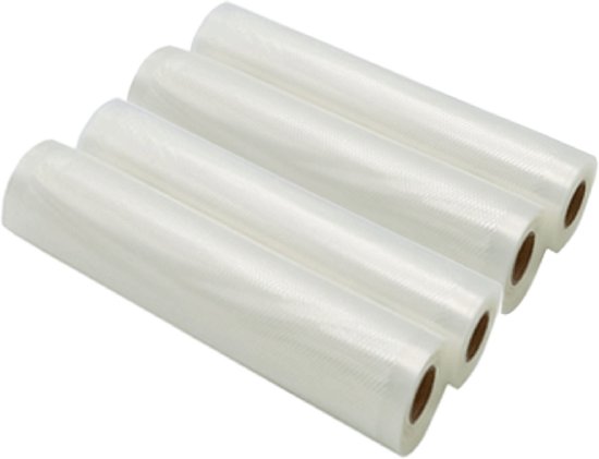 Rouleaux de film sous vide Ziva : 2 pièces 20x600cm - Rouleaux de film sous vide Micro Structure pour toutes les marques de machines à sceller sous vide telles que Foodsaver, Caso, Hendi, Solis, Wartmann - Sans BPA Idéal pour le sous vide