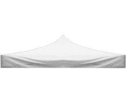 Witte waterdichte dakbedekking van 3x6 meter voor een opvouwbaar tuinpaviljoen (vervangingsonderdeel) 49483