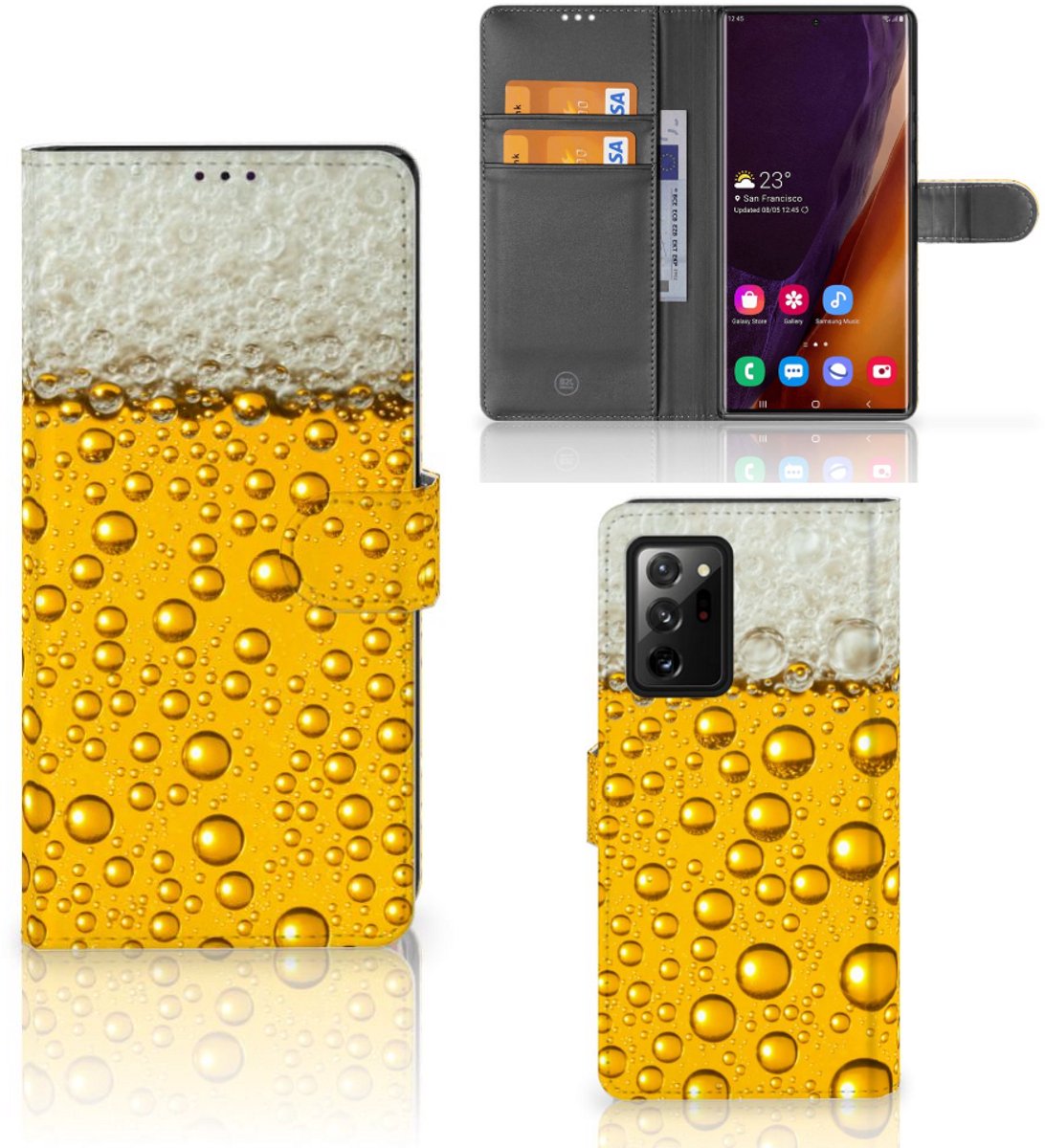 Samsung Galaxy Note20 Ultra Book Cover Bier