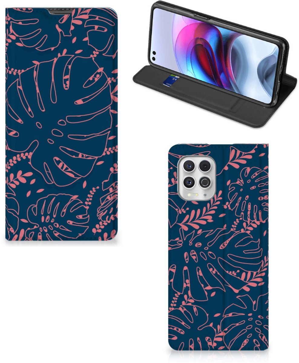 Motorola Moto G100 Smart Cover Palm Leaves