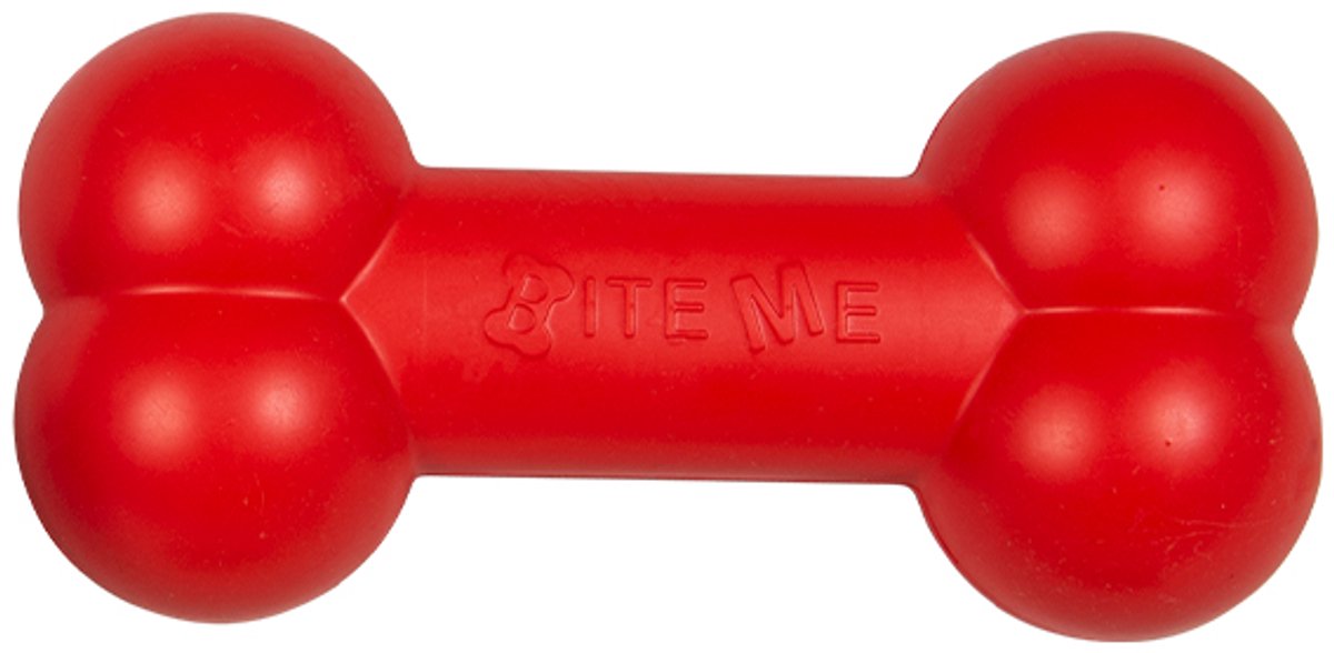 Cocapet - TPR been rood voor honden - duurzaam - drijvend -17 cm - apporteerspeelgoed- of als likbeen...
