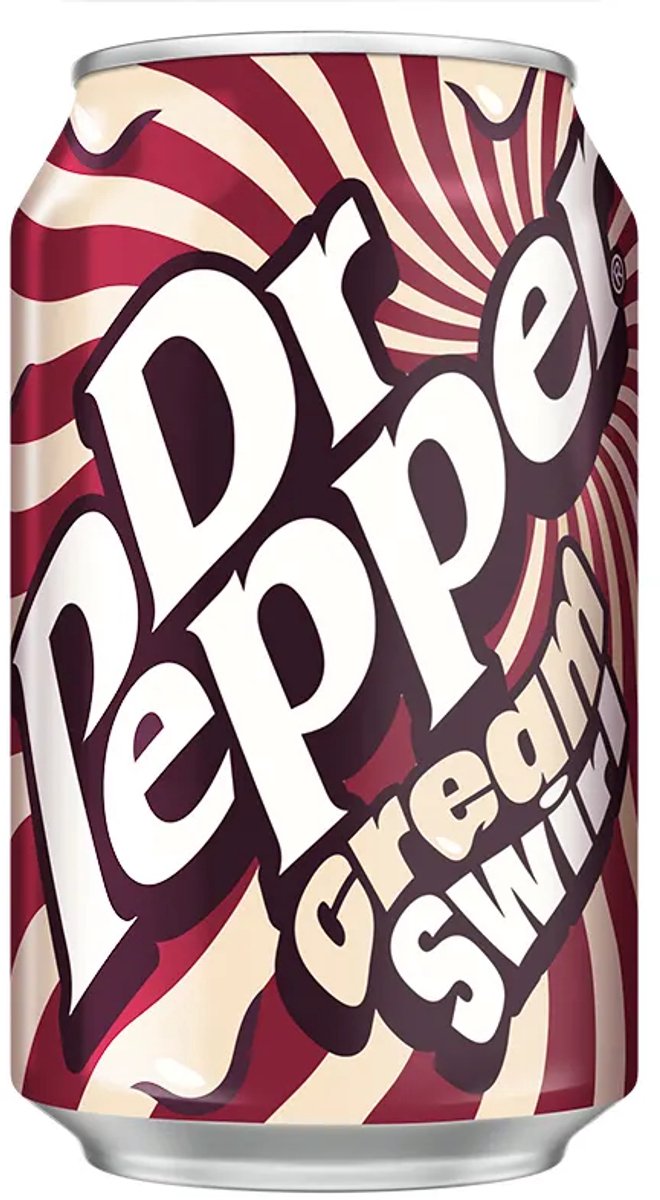 Dr. Pepper - Cream Swirl - 24 x 0,33 Liter Blik Frisdrank