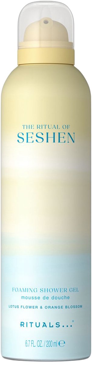 Rituals - Doucheschuim - 200 ml - Ritual of Seshen - Lotusbloem Oranjebloesem - Foaming Shower Gel - Douchegel voor Vrouwen en Mannen - Badschuim - Douchefoam - Shower Foam - Douche Foam - Dames - Vrouw - Heren - Man - Men