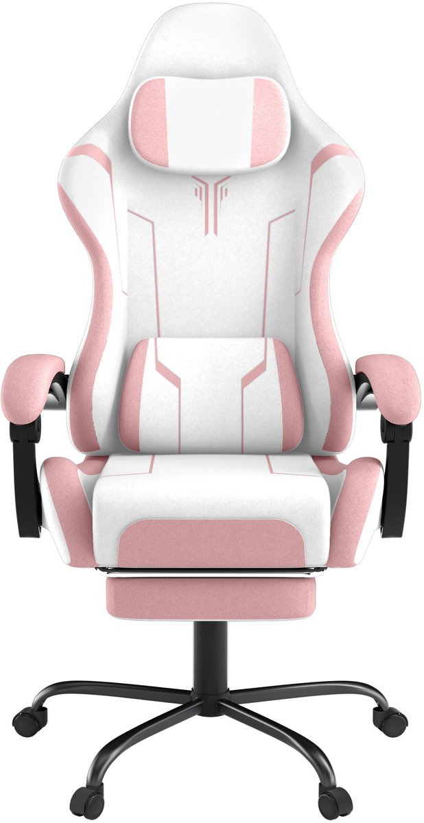 ACXIN Gaming Stoel Ergonomisch - Met Massage & Voetensteun - Roze