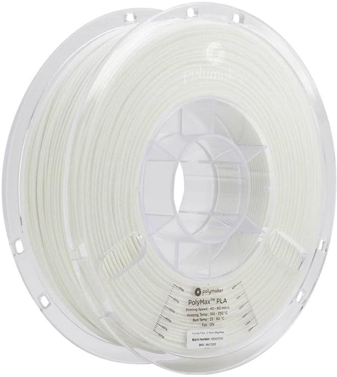 Tough PETG 1,75 mm Wit - 750 g - Hoge Kwaliteit 3D Filament