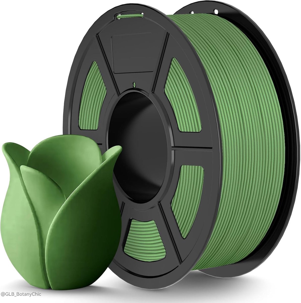 Olijfgroen PLA-filament 1,75 mm - 1 kg voor 3D-printers