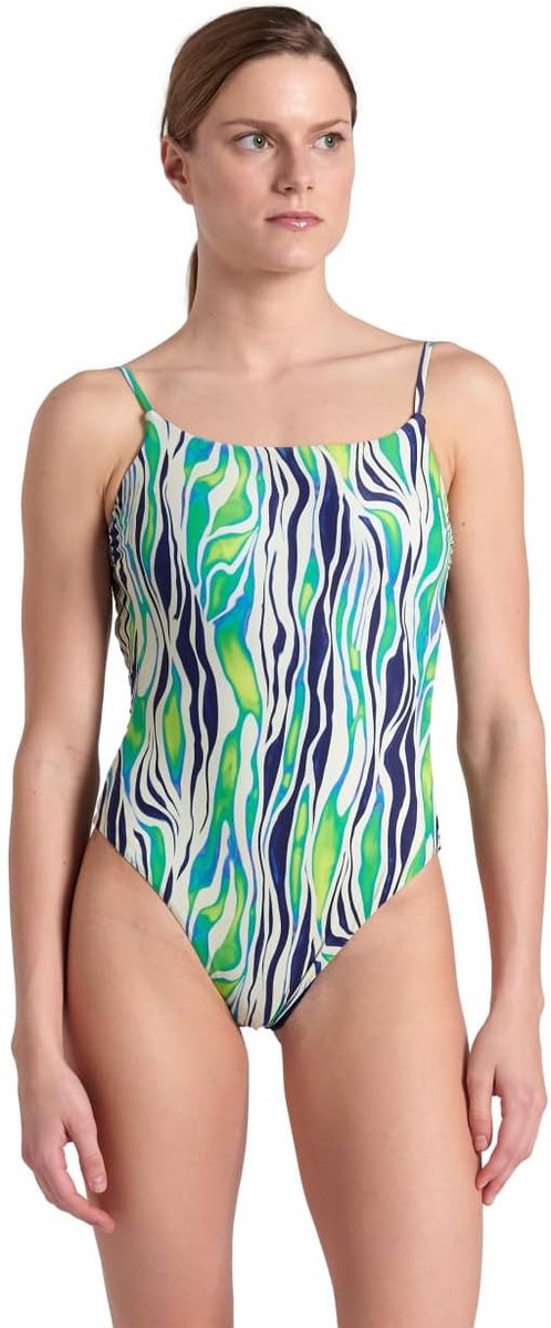 Dames Eendelig Badpak met Waterprint