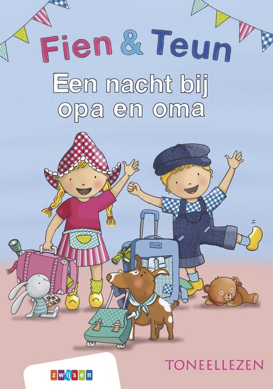 Toneellezen - Fien & Teun - Een nacht bij opa en oma - cover