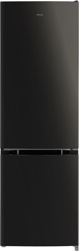 CHiQ CBM260LC koel-vriescombinatie 262L energiezuinig C, low frost, 38 dB, flexibel vriesvak, donker RVS