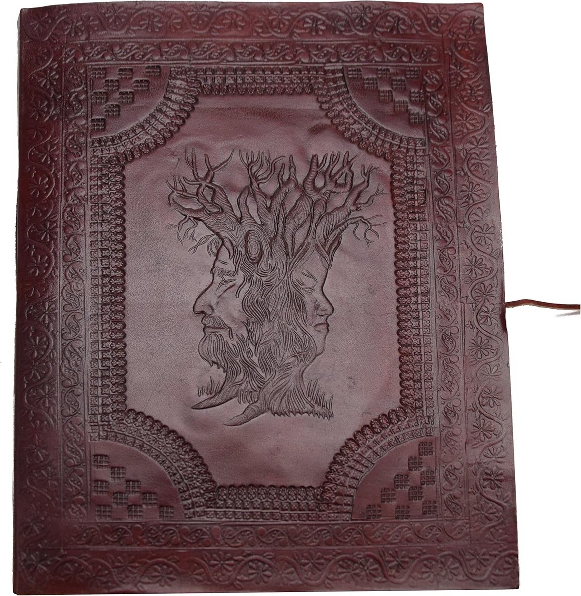Groot Hardcover Notitieboek met Katoenpapier - Handgemaakt