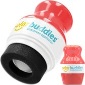 Solar Buddies Poppy Red - Zonnebrandcrème Applicator - Herbruikbare roll-on sponsapplicator voor zonnebrandcrème, zonnebrand en lotion voor kinderen, volwassenen en gezinnen - Zonnebrand - Zonnebrandroller