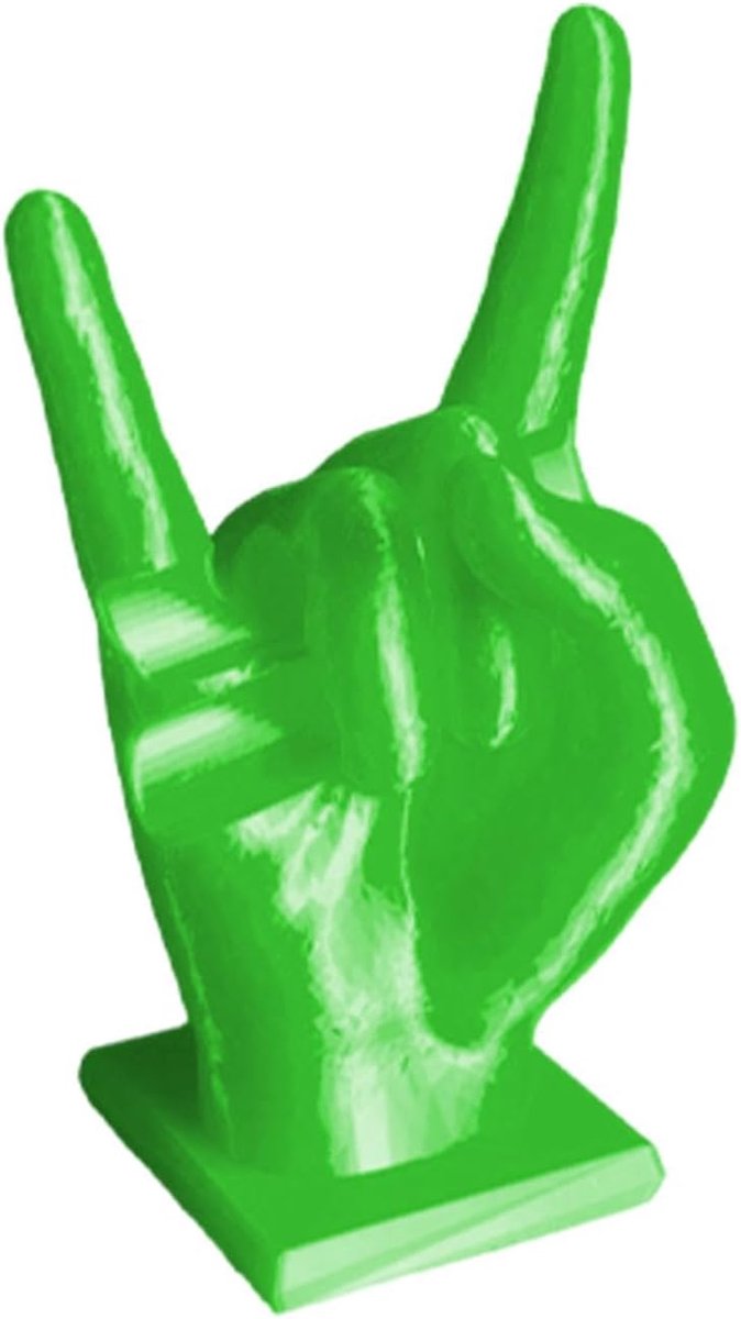 Drumstok Houder - Opslag Hand - Muziek Accessoire - Creatief Hand Ontwerp - 15x8x7cm - Groen