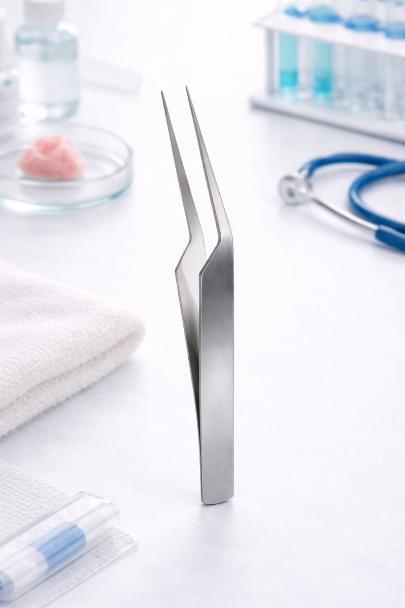 Belux Surigcal Instruments / Microscopisch Pincet 10 cm – Precisie Pincet – RVS – Fijne Punt – Herbruikbaar – Niet Steriel