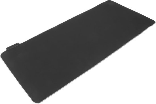 RGB Gaming Muismat - Verlichte Bureauonderlegger - Gaming en Kantoor - 12 Lichteffecten Instelbaar - 400x900mm - Zwart — afbeelding 4