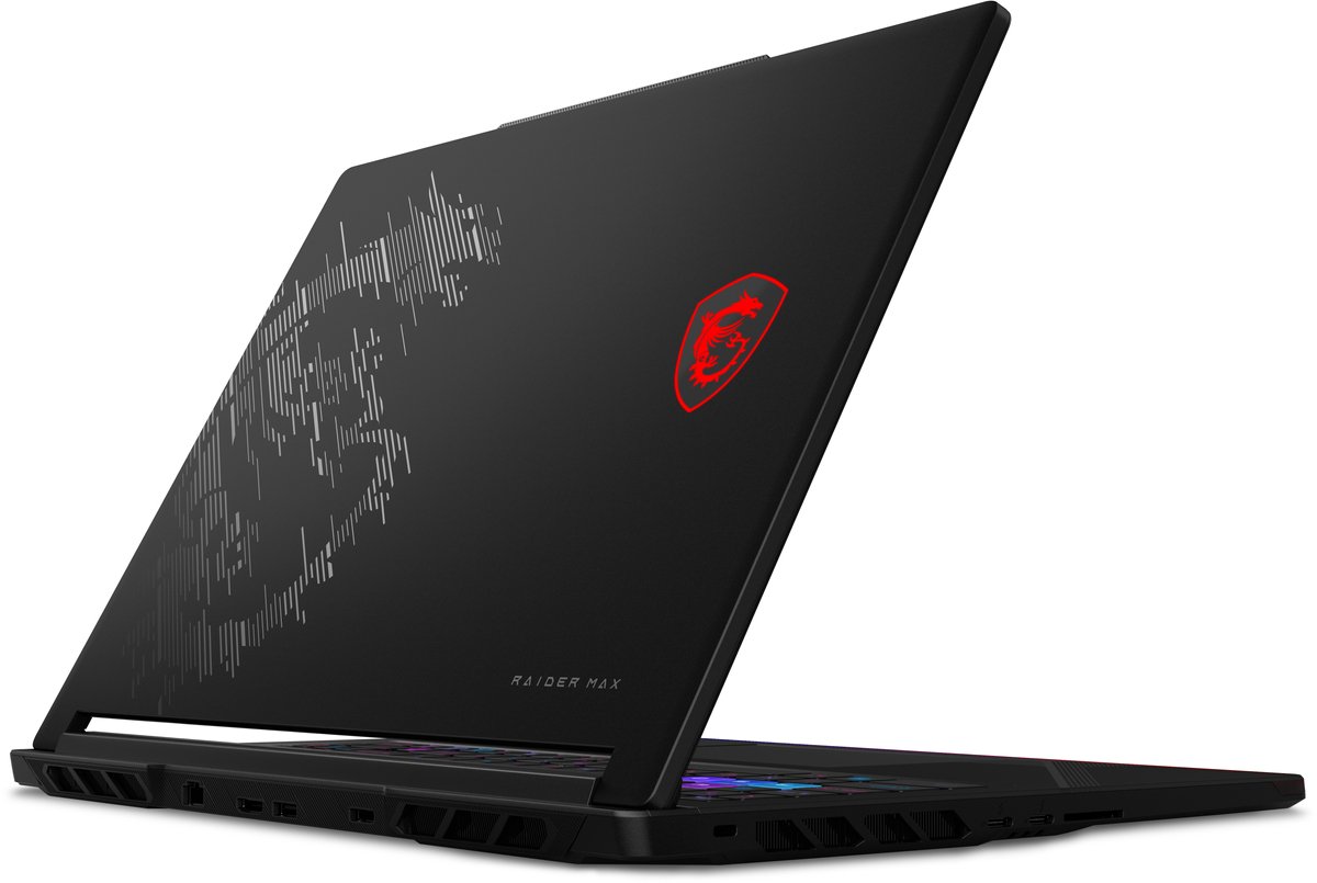 MSI Raider 16 Max HX B2WJ-038NL Intel Core Ultra 9 275HX Laptop 40,6 cm (16") Quad HD+ 32 GB DDR5-SDRAM 1 TB SSD NVIDIA GeForce RTX 5090 Wi-Fi 7 (802.11be) Windows 11 Home Zwart thumbnail 6