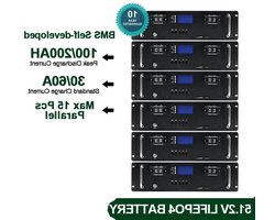 51.2V 100Ah LiFePO4 Thuisbatterij – Zonne-energie Opslag – Lithium-ijzerfosfaat Accu – Solar Batterij – Home Battery – 6000+ Levenscycli – RS485 CAN Communicatie