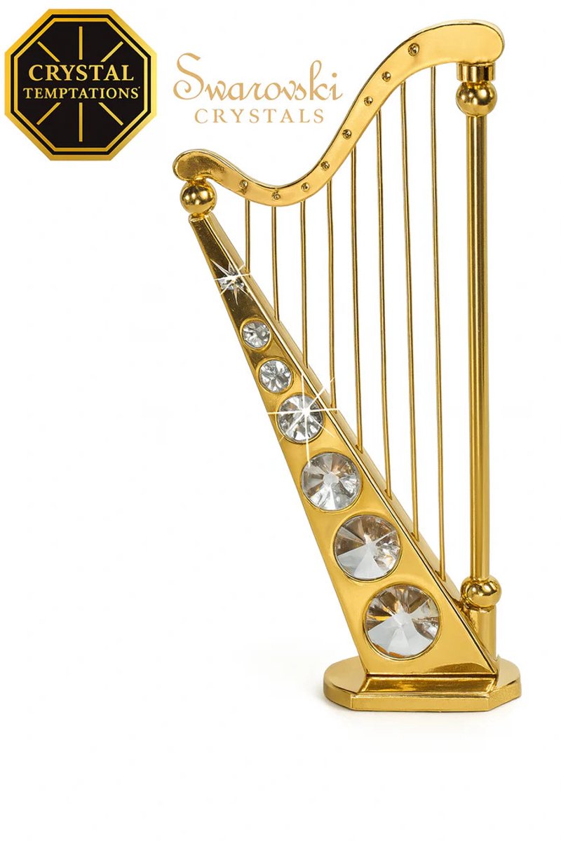 Harp met Swarovski kristallen