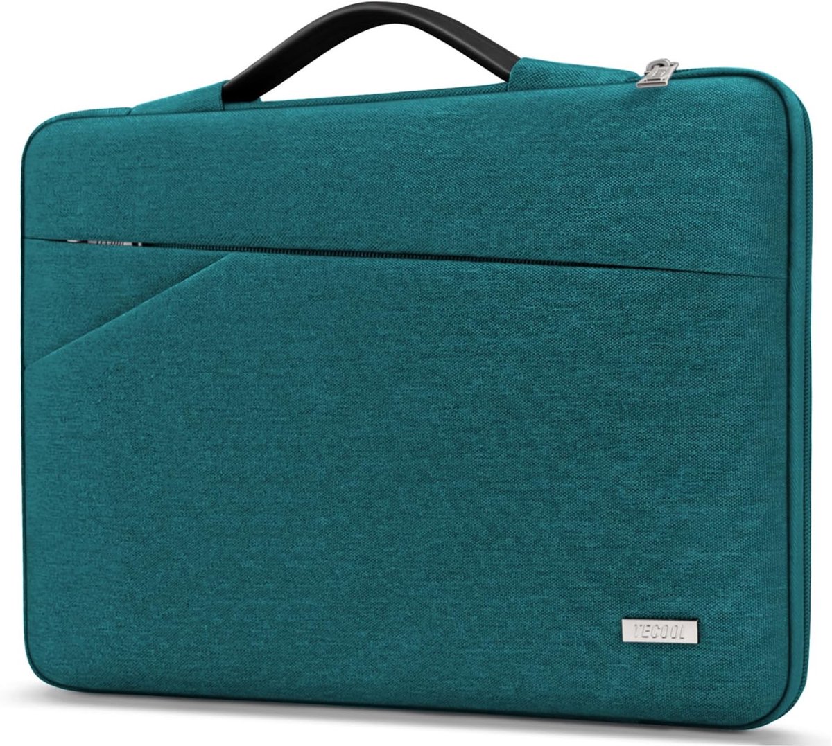 Originap 15,6 inch laptoptas, hoes tas voor 15-15,6 inch Lenovo Thinkpad Ideapad HP Dell Acer ASUS Samsung Chromebook laptop, waterdichte notebooktas, stootvaste beschermhoes, donkergrijs