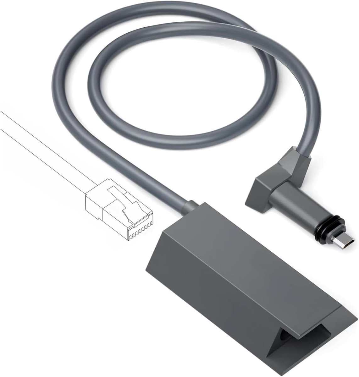 Ethernet Adapter - Satelliet Internet - Stabiele Connectiviteit - Eenvoudige Installatie - 17 x 12 x 4 cm