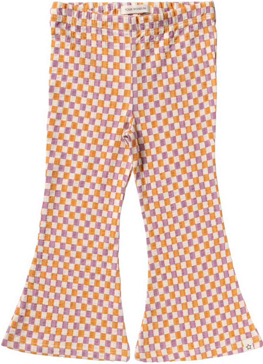 Your Wishes - Mini Check Flared Legging - Multicolor - Maat 116
