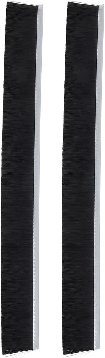 Brievenbus Borstelstrip - Nylon Afdichting - Tochtwerend Werken - Slijtvast Ontwerp - 30cm Lengte - Zwart