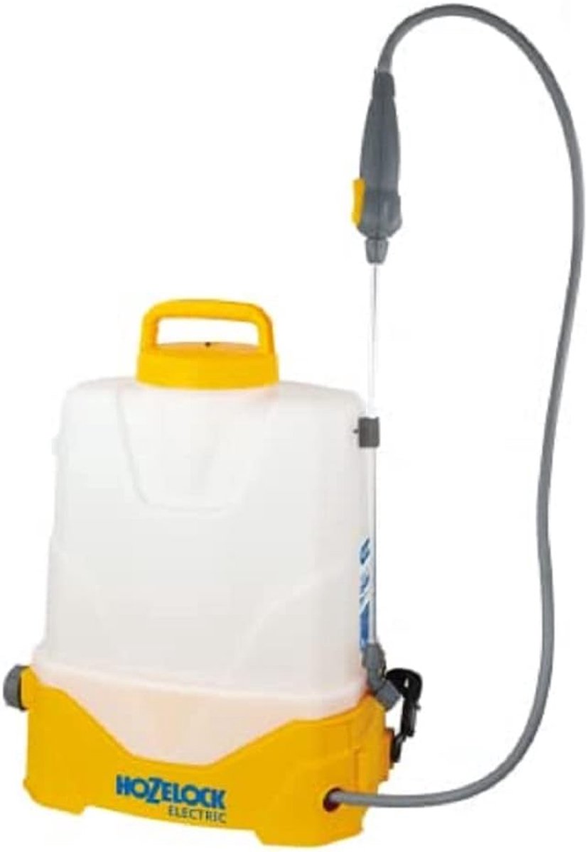 Elektrische Drukspuit - Tuinsproeier Rugzak - Grote Oppervlakken Behandelen - Automatisch Sproeien Zonder Pompen - 15 Liter Tank - Wit