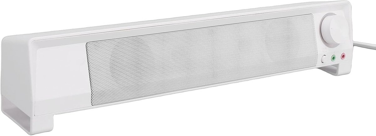Desktop Luidspreker - Computer Soundbar - Heldere Audio - Ingebouwde Microfoon - 42x10x9 cm