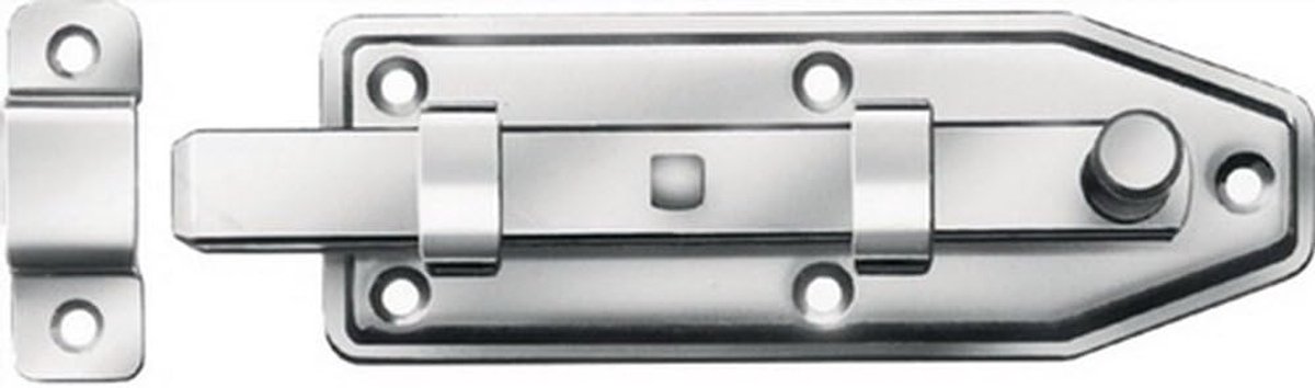 Raamsluiting Recht - Kiep raam grendel - Beveiliging huis - Verzinkt metaal - 60x25mm