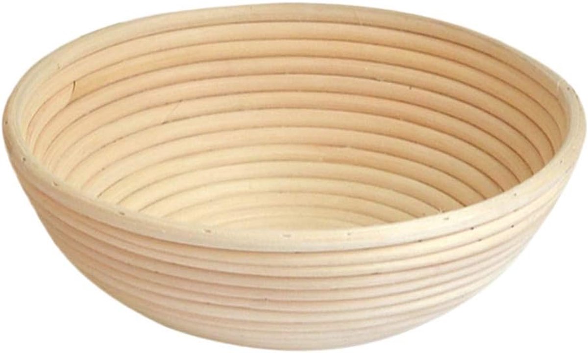 Brood Bakvorm - Rijsmandje Deeg - Brood Bakken - Handgemaakt Rotan - 20x8cm