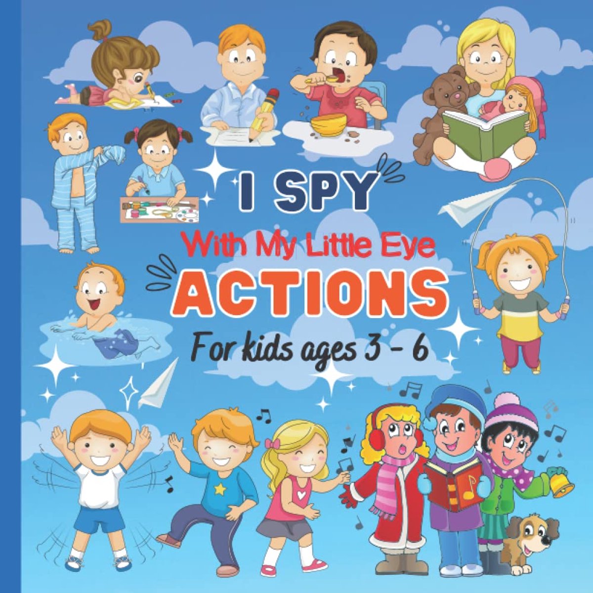 Actieboek Voor Kinderen - Raadspel Boek - Leren Spelen - 60 Kleur Pagina's - 21.59 x 21.59 cm - Full Color