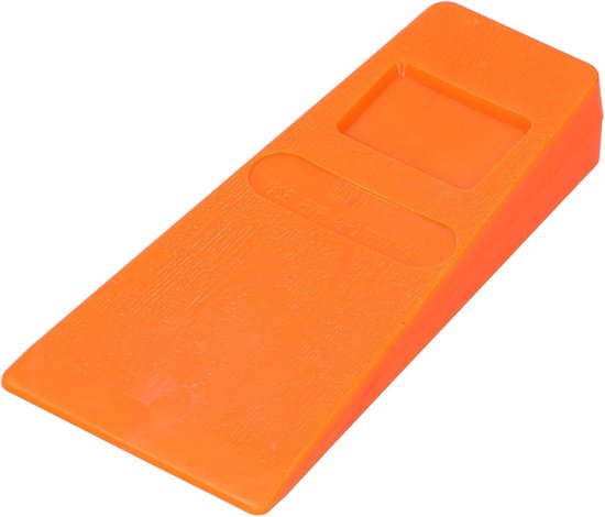 Houtkap Wig - Boom Splijtwig - Veilig Kappen - Vergroot Wrijving Patroon - 55 Inch Lengte - Oranje — afbeelding 4