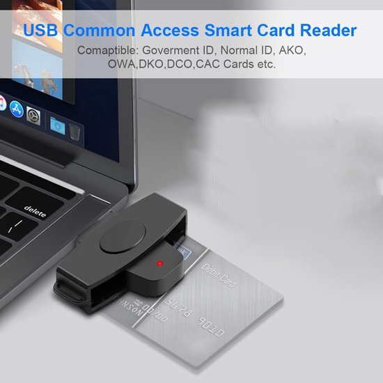 Smart Card Lezer - SIM Kaart Lezer - Veilig Bankieren - Drie Stuks ...