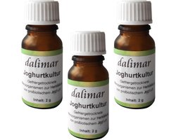 Yoghurt Culturen - Yoghurt Starter - Zelf Yoghurt Maken - Probiotische Yoghurt - 3 x 2g