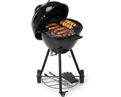 Lomera Houtskoolbarbecue - Houtskool BBQ - Houtskool Barbecue - Kogelbarbecue - Kogel BBQ - BBQ met Deksel - Houtskoolbarbecue met Deksel - Barbecue met Deksel - BBQ op Wielen - Barbecue op Wielen