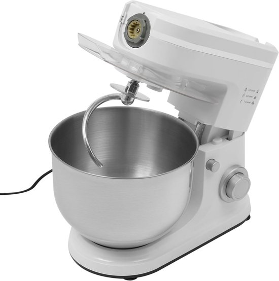 Keukenmachine Mixer - Blender Sapper - Bakken en Mixen - Krachtige 1500W Motor - 6L Kom Capaciteit - Wit — afbeelding 5