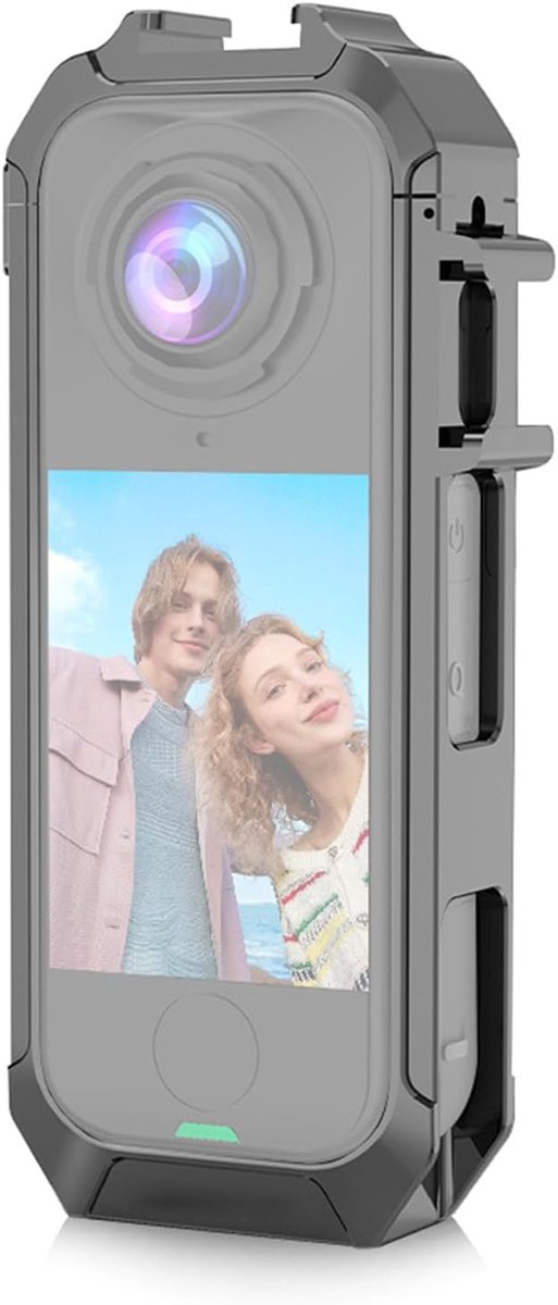 Camera Frame - Beschermkooi - Actie Camera - Dubbele Schoen Mount - 5.5x2.1x12.9cm - Grijs