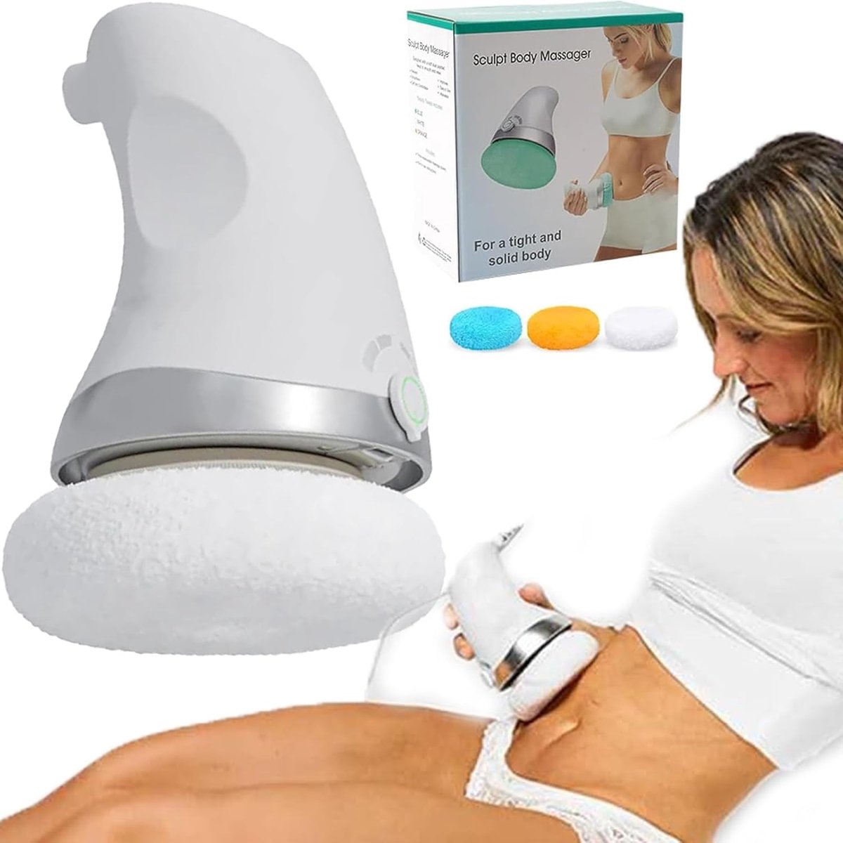 Lichaamsvormer - Vibratie apparaat - Spierontspanning - Sculptuur technologie - 10x10x17 cm