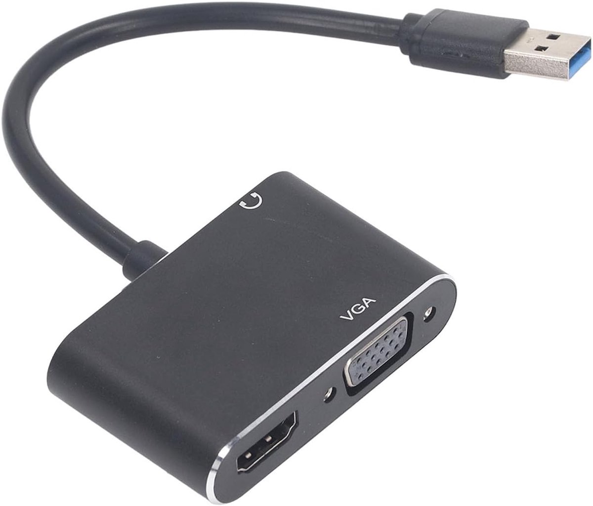 USB naar HD Adapter - Video Converter - Scherm Uitbreiding - Hoge Snelheid Gelijktijdig - 17x10x3cm