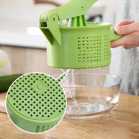 Plantenpers Sapextractor - Groentekweker Keuken - Vers Sap Maken - Ergonomische Handgreep - 13.6D x 14.9B x 13.6H cm - L — afbeelding 3
