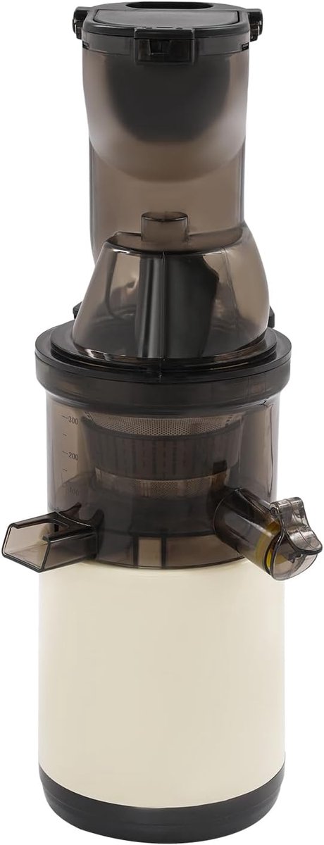Elektrische Sapcentrifuge - Vruchtensapmachine - Gezond Leven - Hoge Sapopbrengst - 400ml Cup - Wit