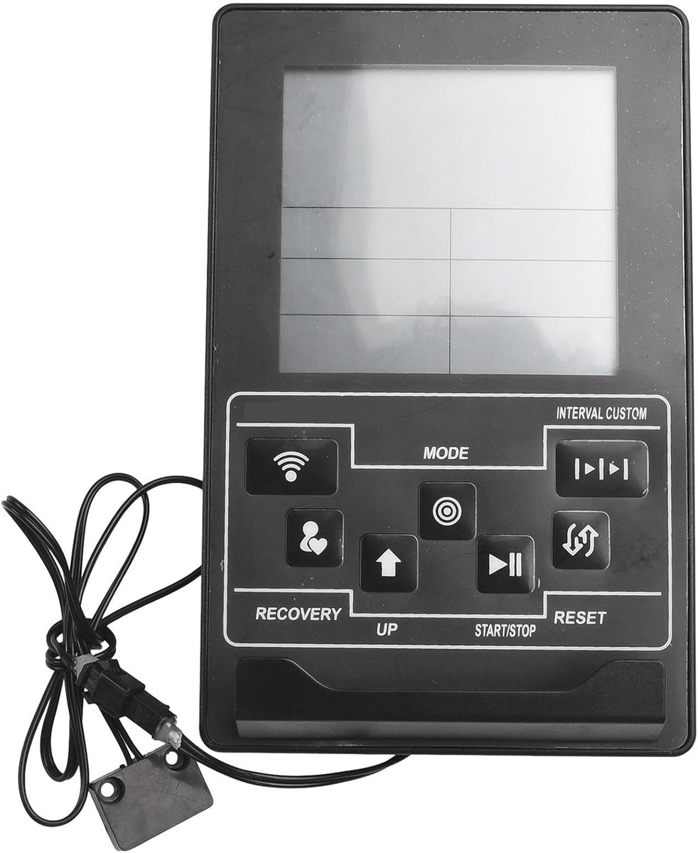 Roeimachine Teller - LCD Display - Thuis Fitness - Meet Tijd Afstand Cal - 30 x 25 x 6 cm