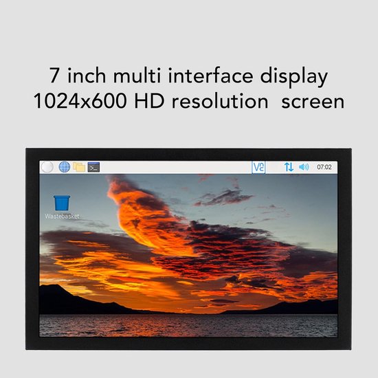 Extern Beeldscherm - Draagbare Monitor - Extra Werkruimte - Brede Kijkhoeken - 7 Inch Scherm — afbeelding 4