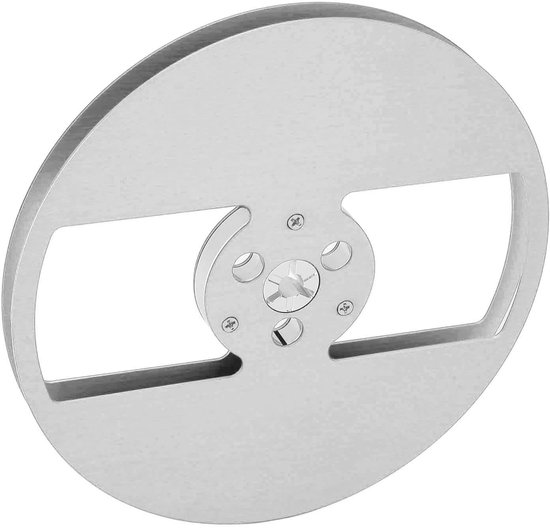 Lege Haspel - Aluminium Spoel - Reel-to-Reel Audio - Lichtgewicht 184g - 7 Inch Diameter - Zilverkleurig — afbeelding 3