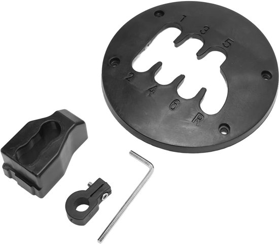 Schakelplaat Upgrade - Versnellingsbak Modificatie - Race Simulatie - Verbeterd Loopgevoel - 14 x 10 x 10 cm - Zwart — afbeelding 4