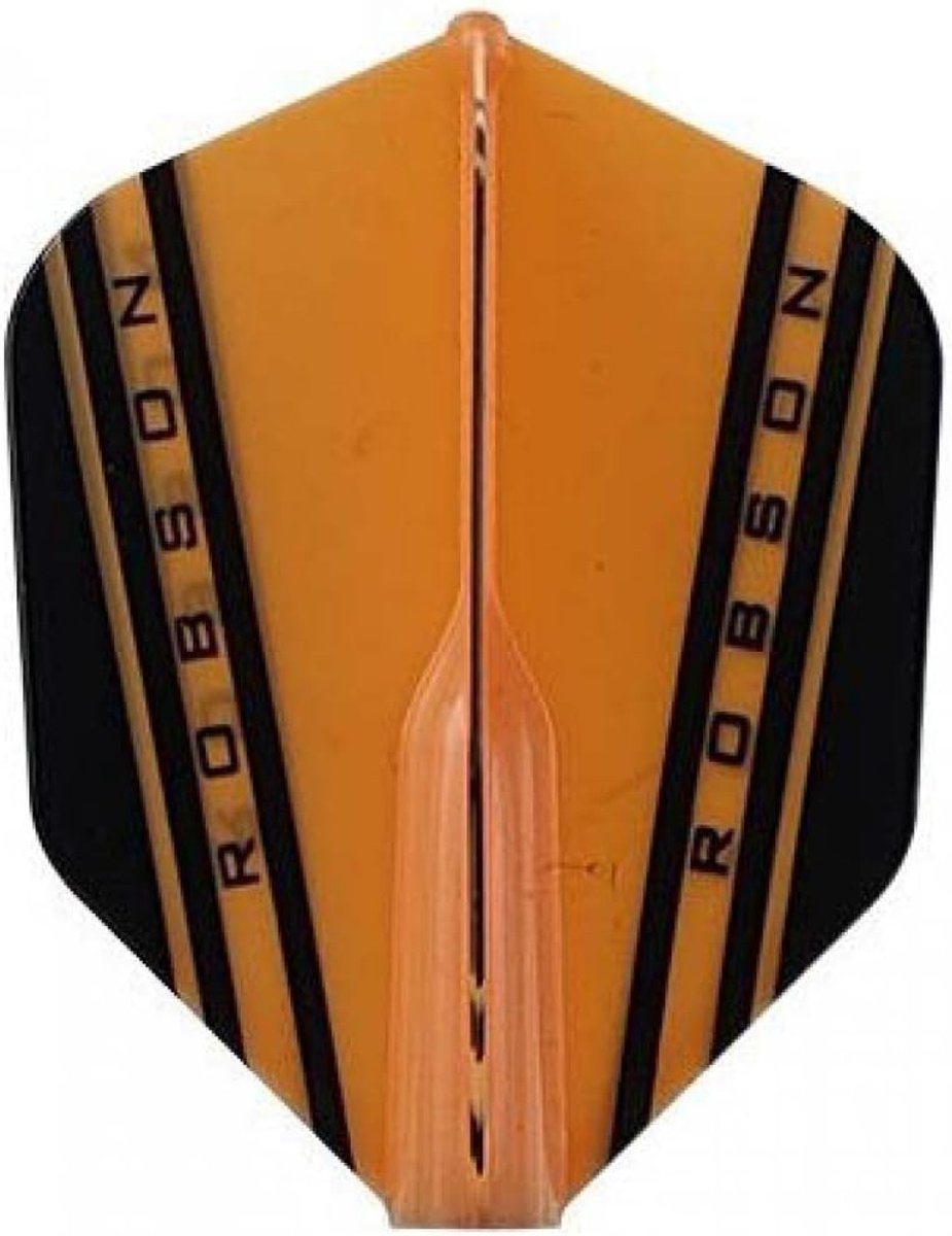 Dart Flights - Standaard Vorm - Precisie Darts - Geïntegreerde Flightprotector - V Small - Oranje