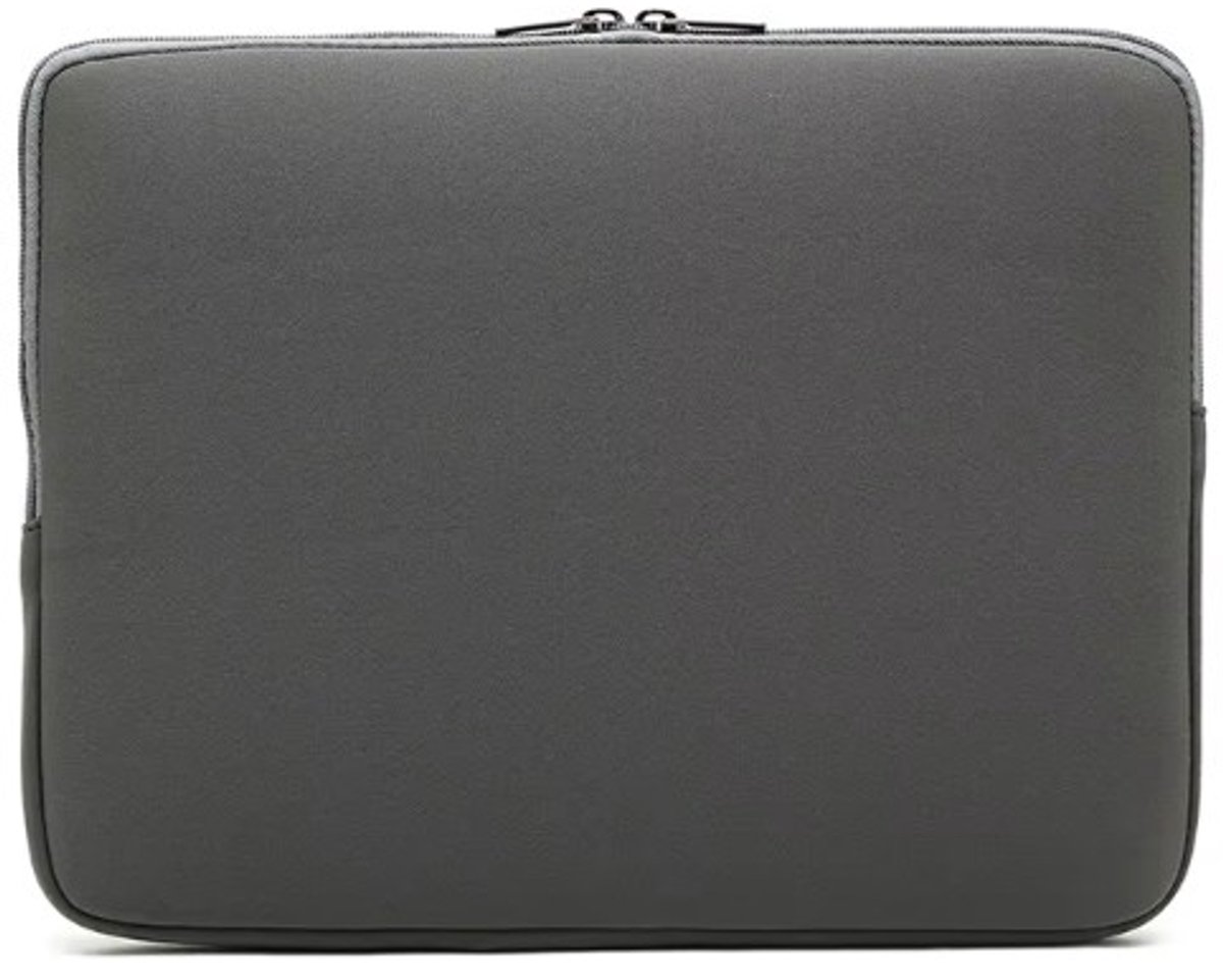 Go Go Gadget - Laptophoes - Laptoptas - Laptop sleeve - Soft touch - Dubbele rits - 35x26cm - Grijs