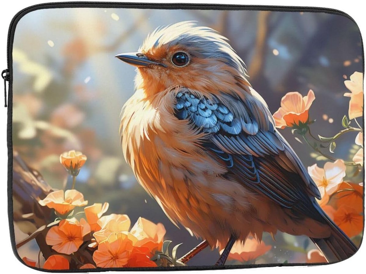 Laptop Sleeve - Computer Tas - Veilige Opslag - Schokabsorberende Vulling - 15 inch - Zwart
