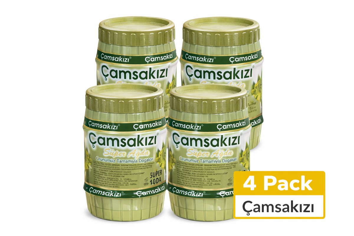 Camsakızı Super Wax 4-Pack – Natural Hair Removal Wax – 4x240g – Traditional Wax – Smooth Skin