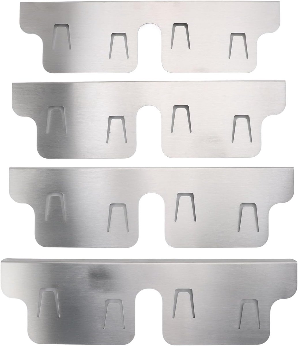 Fornuis Spleetafdekking - Kookplaat Opvulling - Keuken Schoonhouden - Uitschuifbaar 35-70cm - 37 x 12 x 3 cm - Zilverkleurig